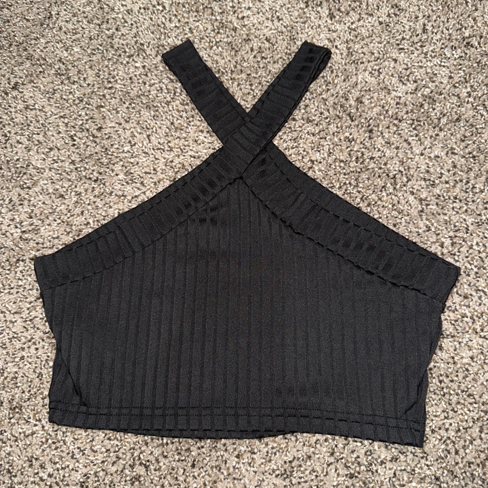 Black Crop Top